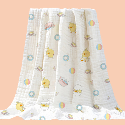 Un'immagine viva di quattro strati ha modellato il cotone Gauze Fabric Health 40S