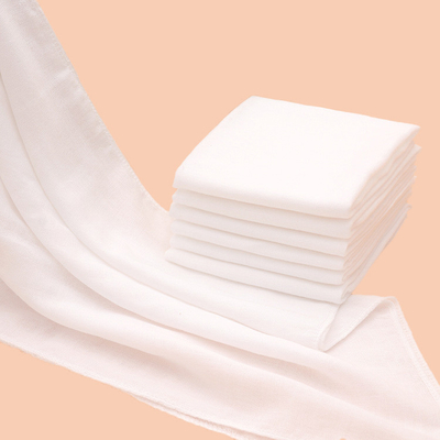 Cotone tessuto 60S normale bianco naturale Gauze Fabrics 120GSM Gauze Cloth Diapers