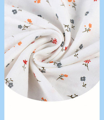 120GSM ha stampato doppio Gauze Fabric 40S per il vestito incinto tutta la progettazione
