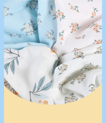 120GSM ha stampato doppio Gauze Fabric 40S per il vestito incinto tutta la progettazione