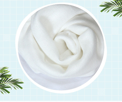 Cotone tessuto 60S normale bianco naturale Gauze Fabrics 120GSM Gauze Cloth Diapers