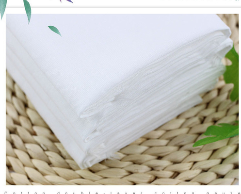 doppio bianco Gauze Fabric Cotton Gauze Blankets di 60S 168X86 rispettoso dell'ambiente