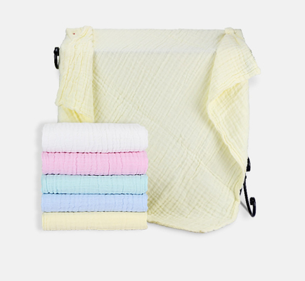Sei pelli naturali di Gauze Fabric No Flurescent Agent di crêpe di strato amichevoli