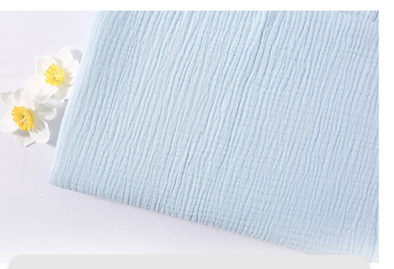 40S naturale ha pettinato l'asciugamano di Gauze Fabric Two Layer Dribble di crêpe del cotone