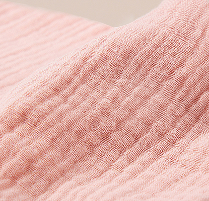 Nessun agente fluorescente 58" crêpe Gauze Fabric Gauze Receiving Blanket 180GSM