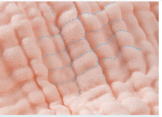 Cotone sicuro Gauze Blankets 175X135 210GSM del bambino di Gauze Fabric By The Yard della piega