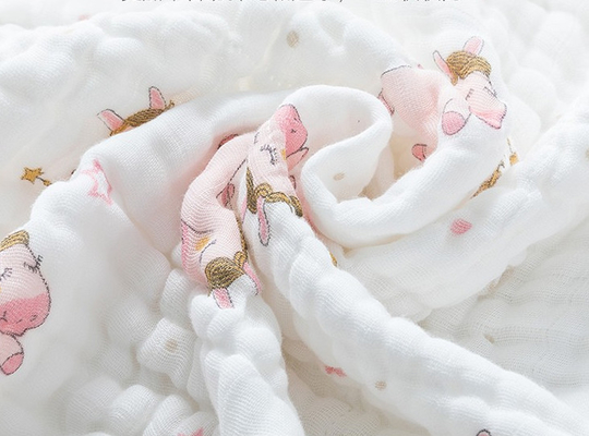 Cinque strati ampio a 57 pollici spesso di Gauze Fabric Swaddle Cloth Fabric