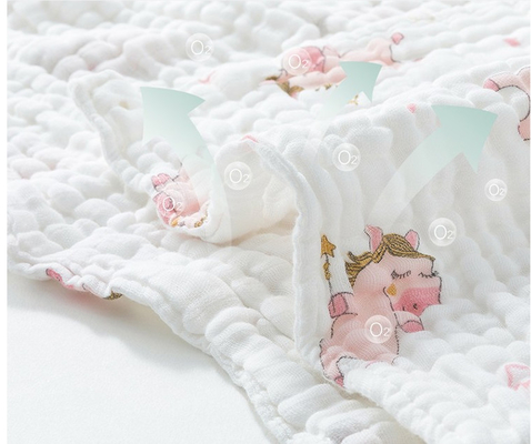 Cinque strati ampio a 57 pollici spesso di Gauze Fabric Swaddle Cloth Fabric