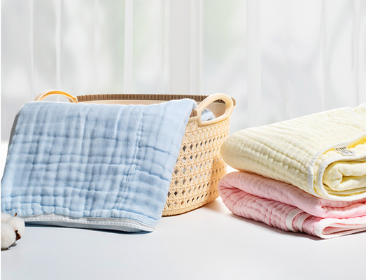 La fibra districata fascia Gauze Fabric For Newborn Wraps respirabile