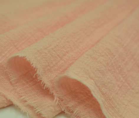 Tessuto ambientale Gauze Fabric arancio della coperta della mussola 110GSM