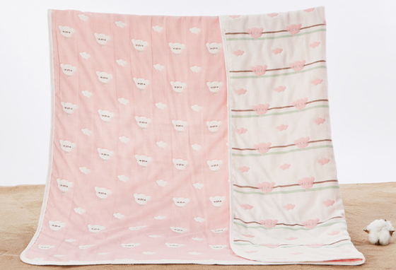 jacquard organico Gauze Material del tessuto 160gsm del jacquard del cotone 30S
