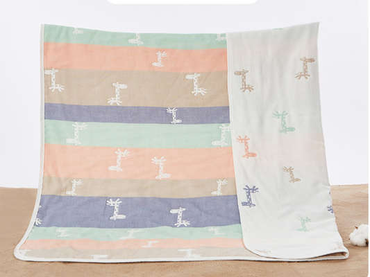 jacquard organico Gauze Material del tessuto 160gsm del jacquard del cotone 30S