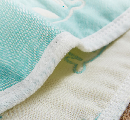 Assorbimento di acqua comodo materiale pettinato crêpe del jacquard del cotone forte