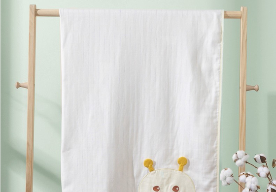 Asciugamani di bagno molli sani naturali degli infanti di Gauze Fabric 150gsm del cotone