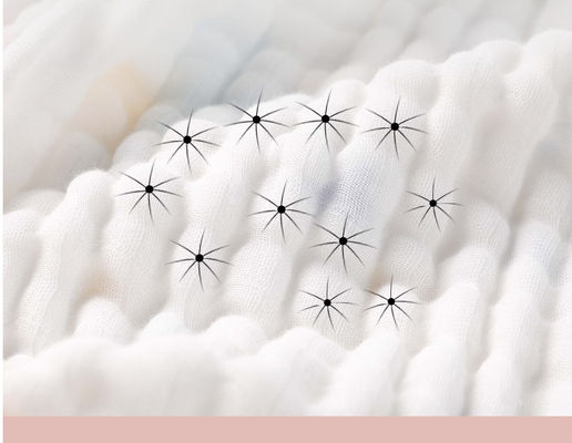 Stampando il crêpe naturale spesso 260GSM della fibra 40S fasci gli asciugamani di bagno generali del pannolino riguardano sei strati di Gauze Cotton Fabric
