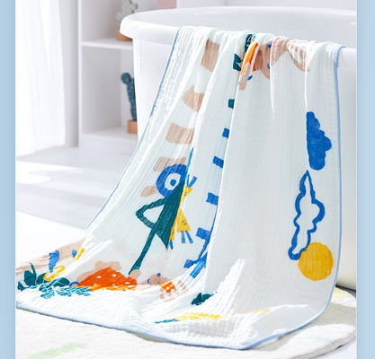 100% Gauze Fabric stampato di bambù