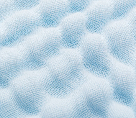 Fibra di tintura sicura Gauze Fabric sgualcito Gauze Fabric elastico a 53 pollici