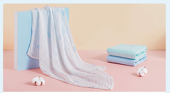 Cotone sano Gauze Cloth di Gauze Receiving Blanket 110GSM del doppio