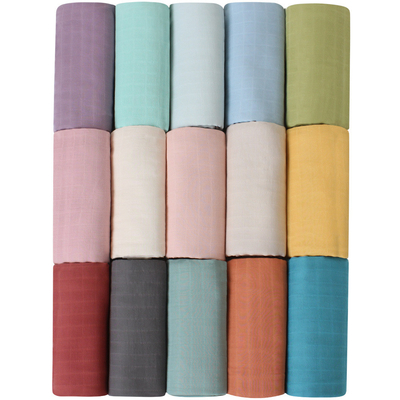 Nessun tessuto fluorescente 135gsm di Gauze Muslin Blanket Crinkle Muslin dell'agente