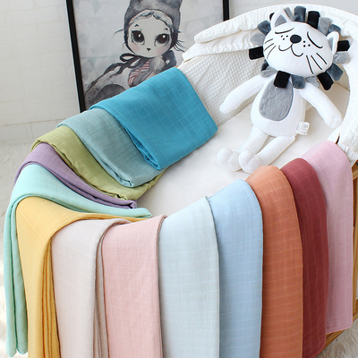 Nessun tessuto fluorescente 135gsm di Gauze Muslin Blanket Crinkle Muslin dell'agente