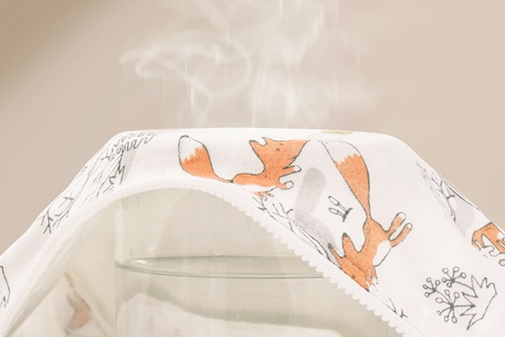Progettazione adorabile a 53 pollici dell'immagine di Fox di Gauze Fabric della mussola sottile di estate