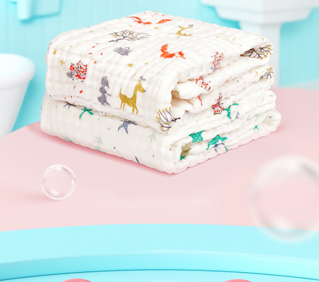 Sei strati della piega Gauze Fabric 250GSM Gauze Fabric in serie del cotone