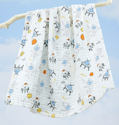 40S abbigliamento molle spesso di crêpe 260GSM Gauze Fabric For Baby Sleeping