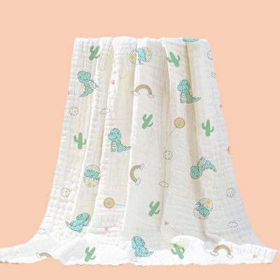 il bambino di stampa 100%Cotton fascia lo svago tessuto 40S casuale delle donne tre strati che gli infanti coprono il tessuto generale di Guze di crêpe
