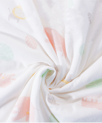 Anti modello tessuto statico di Gauze Fabric Strawberry And Flower di 6 strati