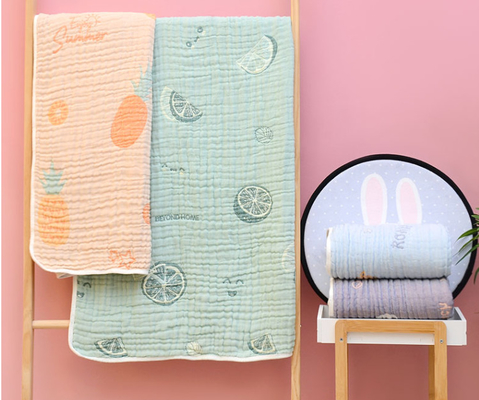 Un cotone naturale antibatterico Gauze Fabric For Children Clothing di tre strati