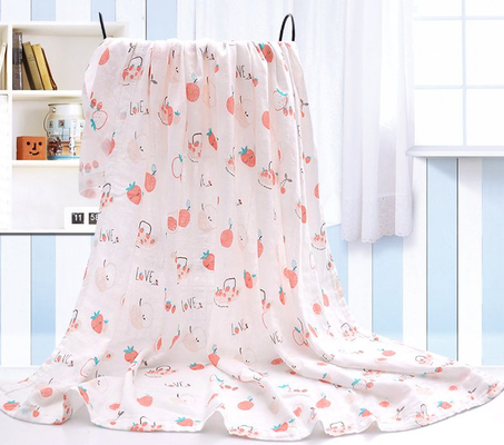Mussola animale Gauze Blanket dell'iarda 110GSM di Gauze Muslin Fabric By The del doppio della stampa