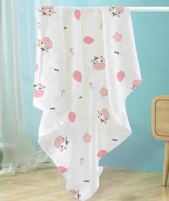 Dinosauro adorabile che stampa assorbimento di acqua di Gauze Fabric 110gsm della mussola buon