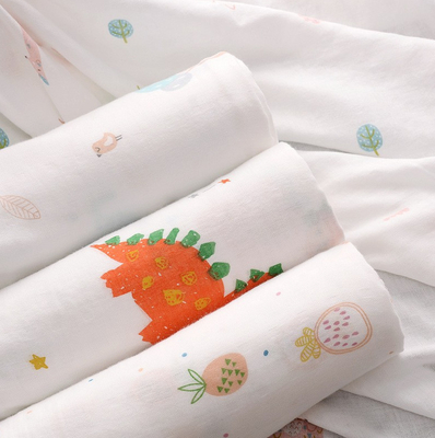 Doppio bianco a più strati Gauze Fabric