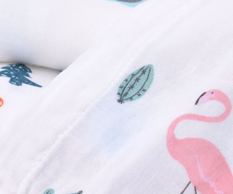 40S ha imbottito la coperta dei bambini di Gauze Fabric 110GSM del cotone di doppio strato