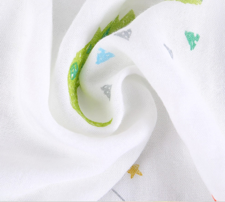 40S ha imbottito la coperta dei bambini di Gauze Fabric 110GSM del cotone di doppio strato