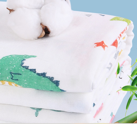 Doppio bianco a più strati Gauze Fabric
