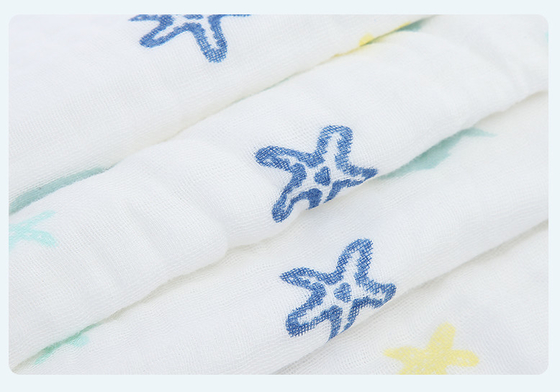 Cotone puro degli infanti 40S elettricità statica di Gauze Fabric For Newborn Clothes di 4 strati anti