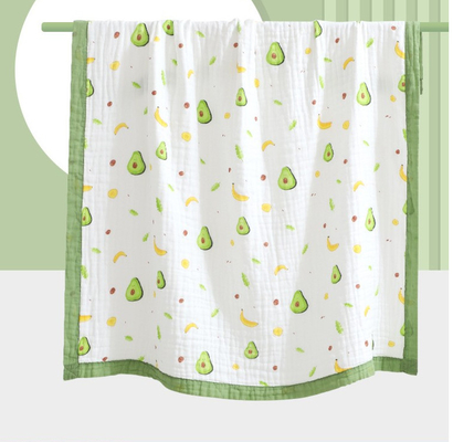 Strato Gauze Fabric Infants Cover Wrap del cotone pettinato modello vivo 4
