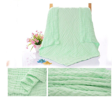 Bambino verde chiaro Gauze Blankets 200GSM