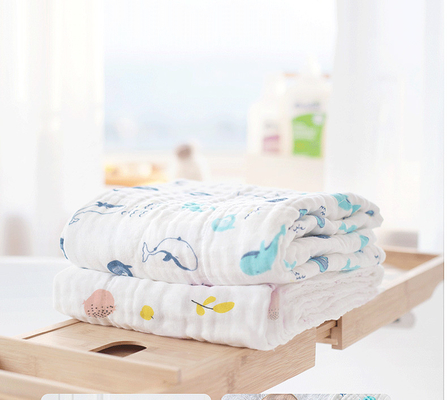 Tessuto infantile di assorbimento lanuginoso di 40S 250GSM Gauze Cloth Fabric Good Water