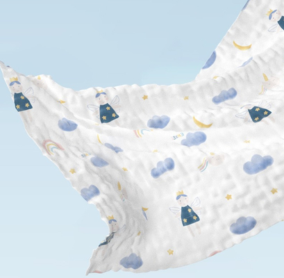 Reattivo stampando 6 strati Gauze Fabric a 58 pollici tenga il bambino caldo per fasciare il tessuto