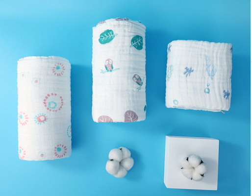 Stampa morbida modale del fumetto dell'antibatterico 100% Gauze Fabric Baby Clothing Material