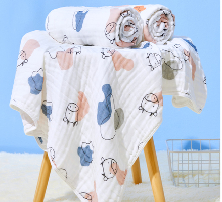 Stampa morbida modale del fumetto dell'antibatterico 100% Gauze Fabric Baby Clothing Material
