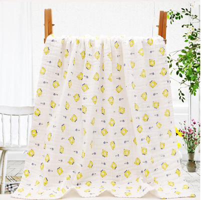 Strato Gauze Fabric High Hygroscopicity del cotone 6 del modello di fiore delle piante 40S