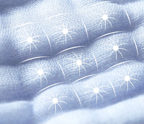 Solidità che tinge Gauze Fabric Multilayer Gauze Material solido dall'iarda