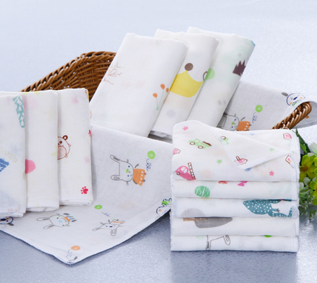 Due strati del doppio Gauze Material Bamboo Swaddle Blanket di 40S 125GSM