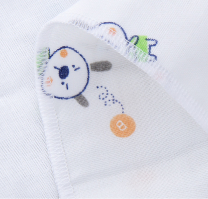 Due strati del doppio Gauze Material Bamboo Swaddle Blanket di 40S 125GSM