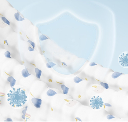 Sei coperte Gauzy del cotone di strato