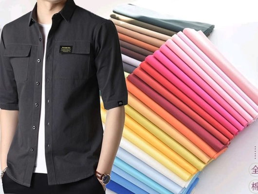 Tessuto di tela resistente all'uso 40sX40s 133X100 138GSM per il vestito dalla camicia
