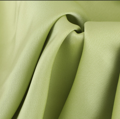 Tessuto satinato a restringimento minimo per abbigliamento, materiale morbido e confortevole